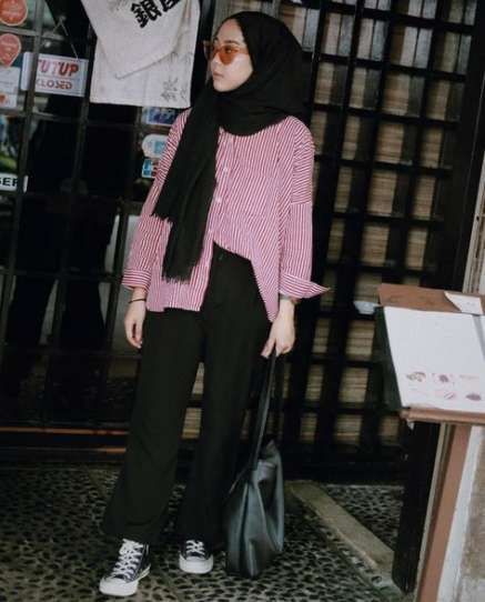 26+ Ideas Style Hijab Casual Kemeja - 26+ Ideas Style Hijab Casual Kemeja -   9 style Korean kemeja ideas