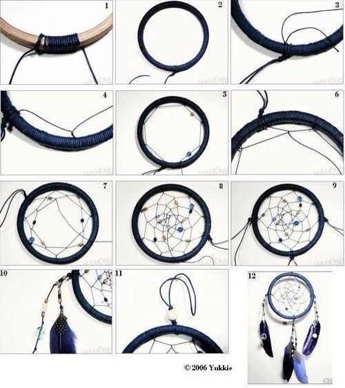 3 Step-by-step Tutorials To Make Your Own Dreamcatcher - 3 Step-by-step Tutorials To Make Your Own Dreamcatcher -   11 diy Dream Catcher step by step ideas