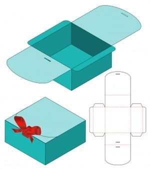 Box Packaging Die Cut Template Design - Box Packaging Die Cut Template Design -   diy Box packaging