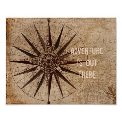 vintage style quote poster compass map | Zazzle.com - vintage style quote poster compass map | Zazzle.com -   12 vintage style Quotes ideas