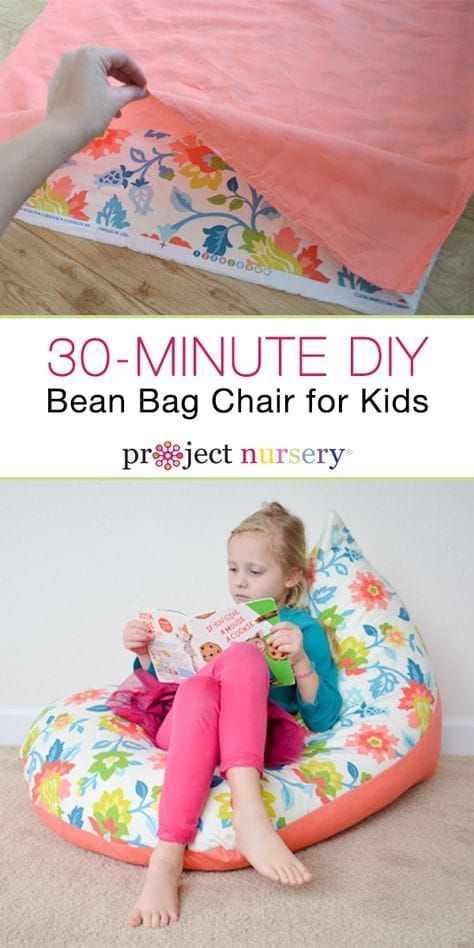 DIY: Sew a Kids Bean Bag Chair in 30 Minutes - Project Nursery - DIY: Sew a Kids Bean Bag Chair in 30 Minutes - Project Nursery -   13 diy Kids bag ideas