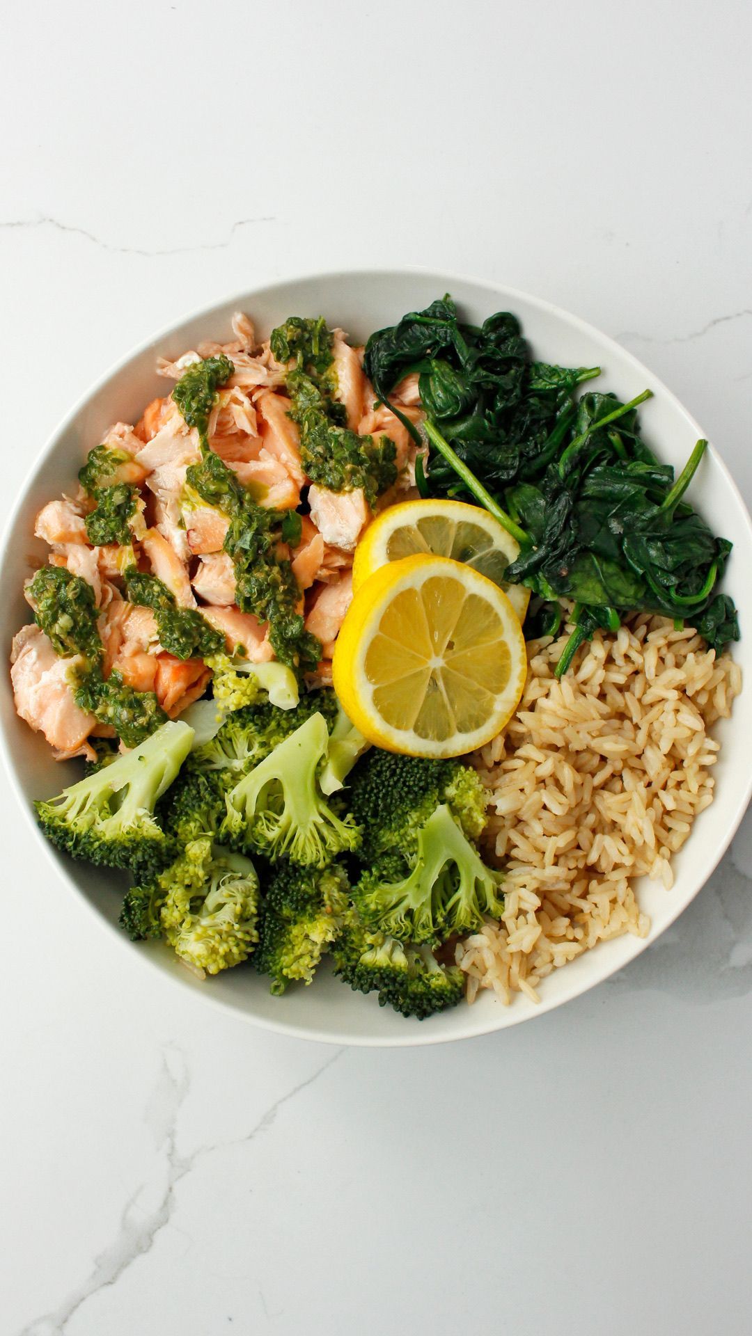 Salsa Verde Salmon Bowl with Greens & Rice | JSHealth App - Salsa Verde Salmon Bowl with Greens & Rice | JSHealth App -   13 fitness Food bowl ideas