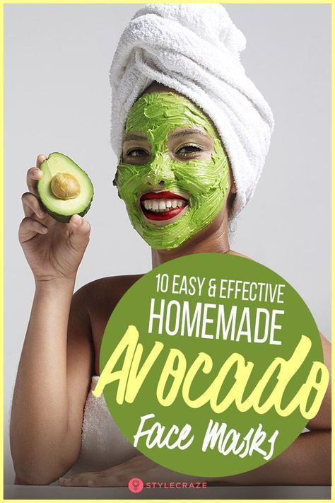 10 Easy And Effective Homemade Avocado Face Masks - 10 Easy And Effective Homemade Avocado Face Masks -   14 beauty Face mask ideas