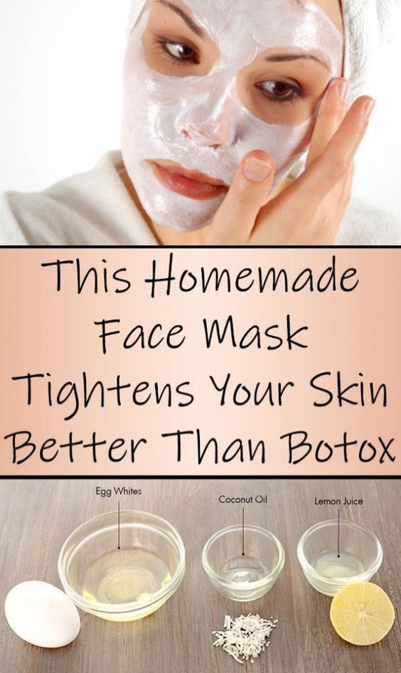 Tighten Your Skin Faster Than Botox With This Powerful Homemade Face Mask - Tighten Your Skin Faster Than Botox With This Powerful Homemade Face Mask -   14 beauty Face mask ideas