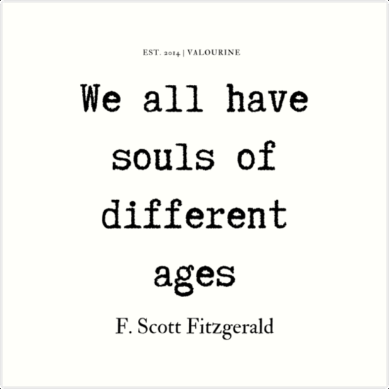 '91 | F. Scott Fitzgerald Quotes Series  | 190619' Art Print by valourine - '91 | F. Scott Fitzgerald Quotes Series  | 190619' Art Print by valourine -   14 beauty Quotes short ideas