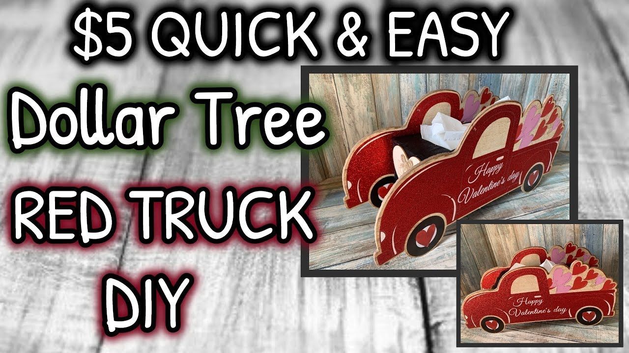 LOOK what I do with this Dollar Tree VALENTINES DAY RED TRUCK | A MUST SEE DIY - LOOK what I do with this Dollar Tree VALENTINES DAY RED TRUCK | A MUST SEE DIY -   14 diy Dollar Tree valentines ideas