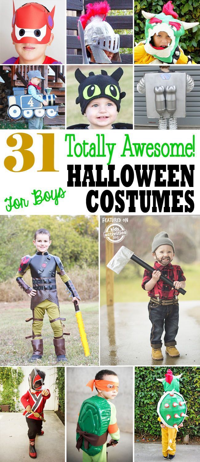 31 Totally Awesome DIY Halloween Costumes for Boys - 31 Totally Awesome DIY Halloween Costumes for Boys -   14 diy Halloween Costumes for boys ideas