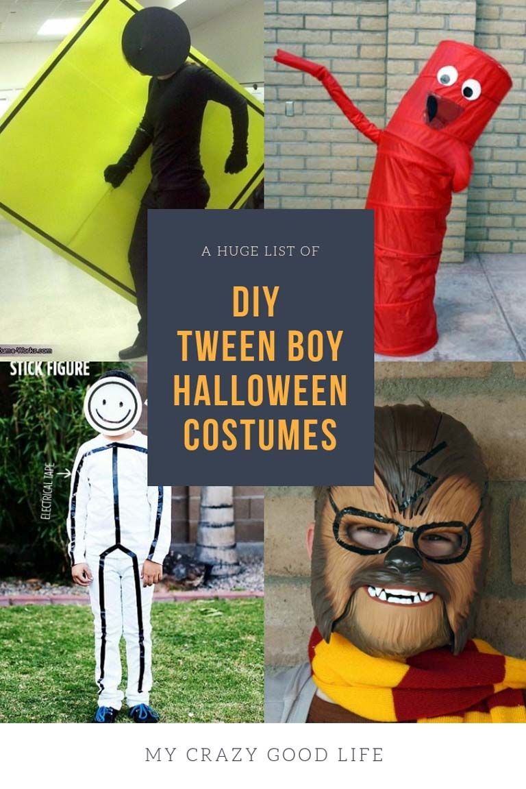 DIY Tween Boy Costume Ideas - DIY Tween Boy Costume Ideas -   14 diy Halloween Costumes for boys ideas