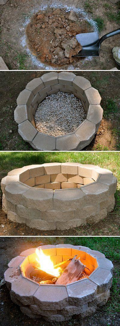 How to Build a Back Yard DIY Fire Pit (It's Easy!) | The Garden Glove - How to Build a Back Yard DIY Fire Pit (It's Easy!) | The Garden Glove -   14 diy Outdoor fire pit ideas