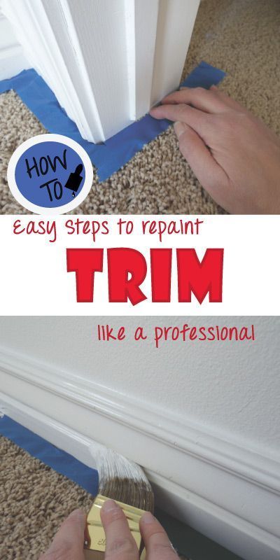 4 Easy Steps to Repaint your Trim like a Pro - Painted Furniture Ideas - 4 Easy Steps to Repaint your Trim like a Pro - Painted Furniture Ideas -   14 diy Room painting ideas