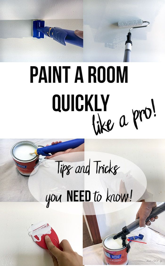 How to Paint a Room Quickly - Tips and Tricks - How to Paint a Room Quickly - Tips and Tricks -   14 diy Room painting ideas