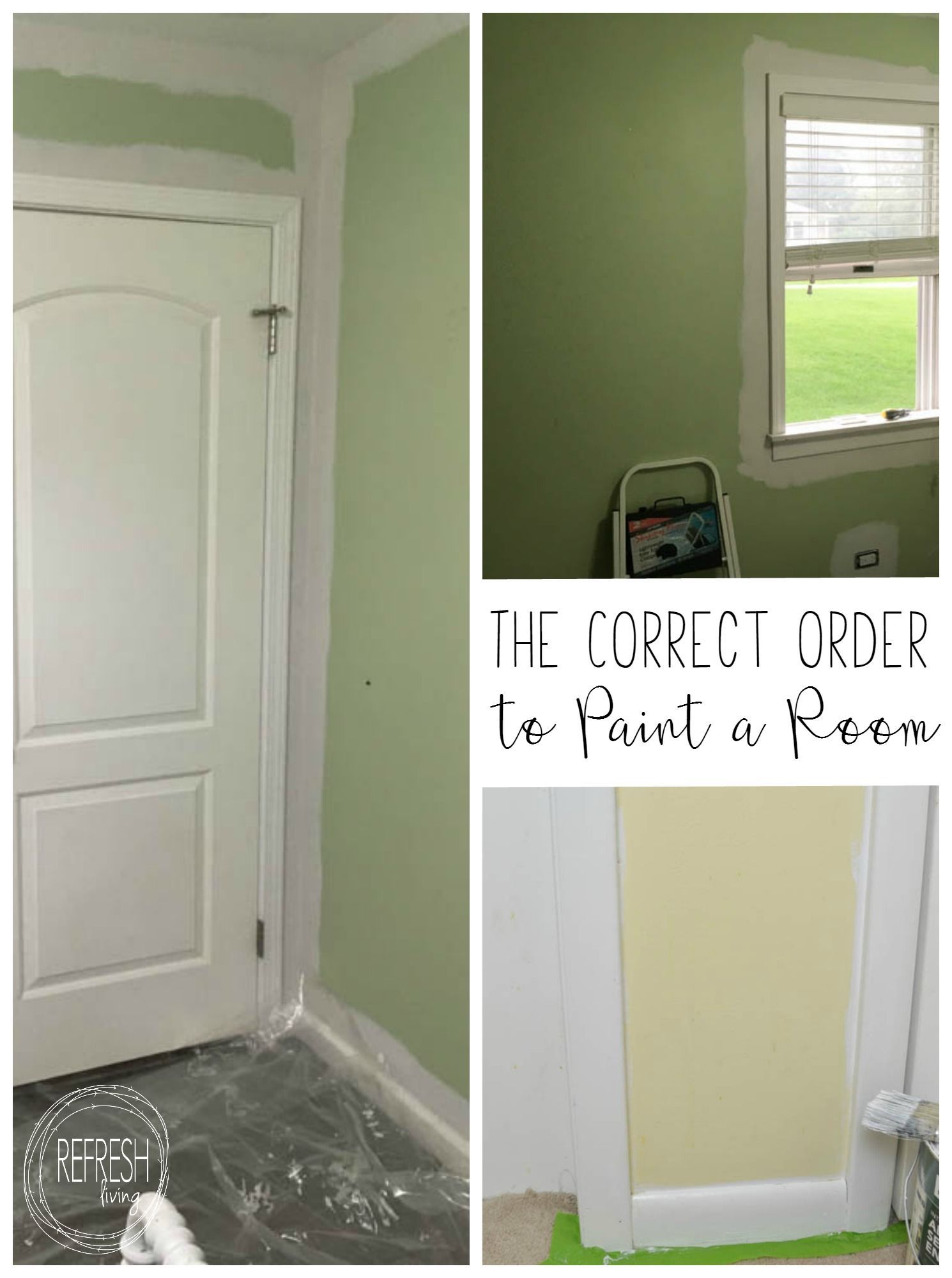 How to Paint a Room (The Correct Order of Operations) - Refresh Living - How to Paint a Room (The Correct Order of Operations) - Refresh Living -   14 diy Room painting ideas