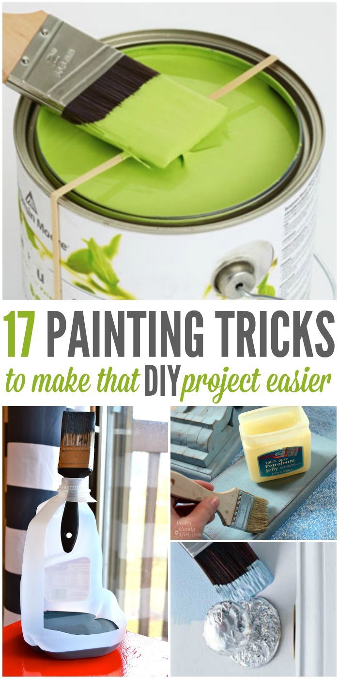 17 Painting Tricks That Make Painting Easier - 17 Painting Tricks That Make Painting Easier -   14 diy Room painting ideas