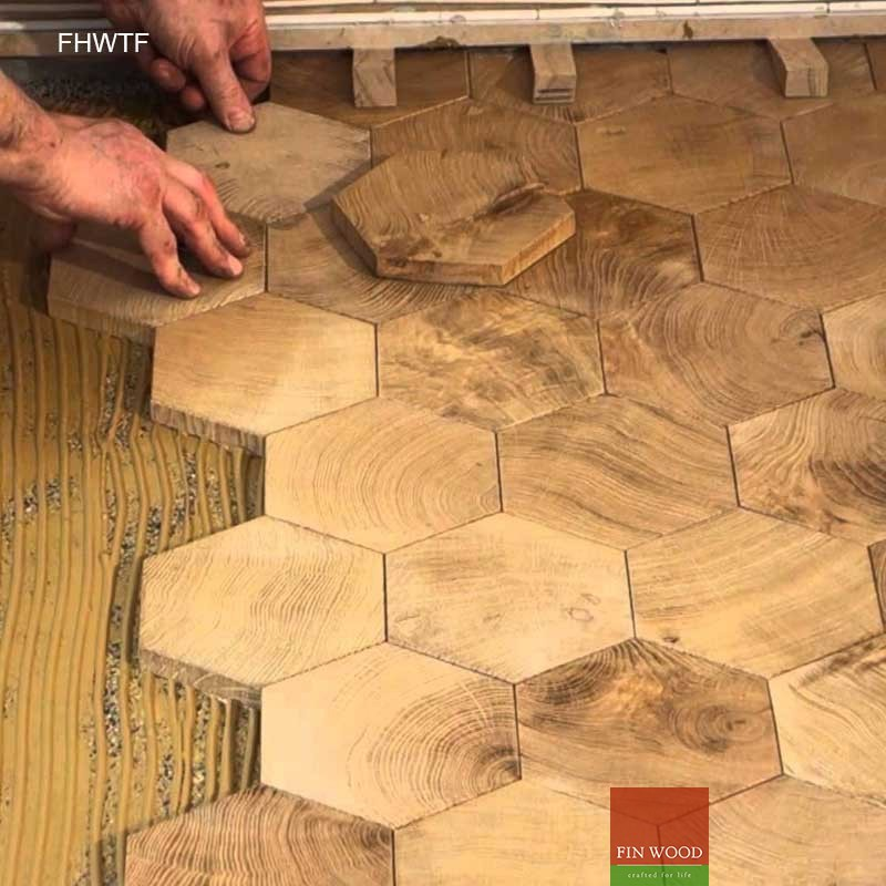 Fitting Hexagon Wood Tiles floors - hexagon parquet floor - Fitting Hexagon Wood Tiles floors - hexagon parquet floor -   14 fitness Interior wood ideas