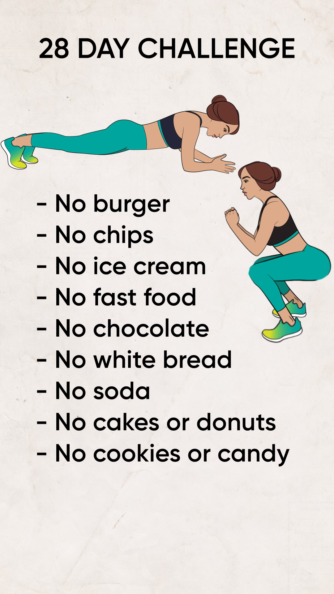 28-Day Challenge Rules to Get Slimmer Body at Home - 28-Day Challenge Rules to Get Slimmer Body at Home -   14 group fitness Humor ideas