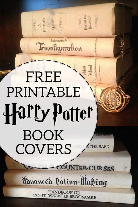 Harry Potter Book Covers Free Printables - Paper Trail Design - Harry Potter Book Covers Free Printables - Paper Trail Design -   14 harry potter diy Decorations ideas