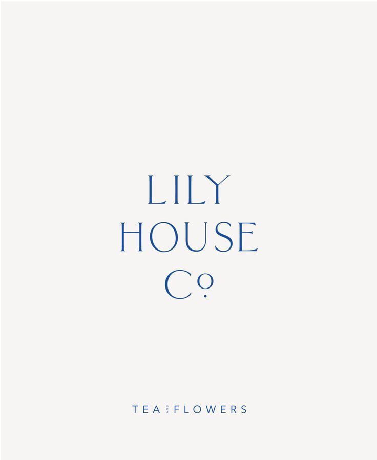 Lily House Co. — Studio Antheia - Lily House Co. — Studio Antheia -   15 beauty Logo type ideas