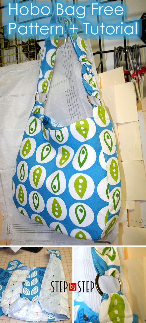 Hobo Bag Pattern + Tutorial - Hobo Bag Pattern + Tutorial -   15 diy Bag hobo ideas