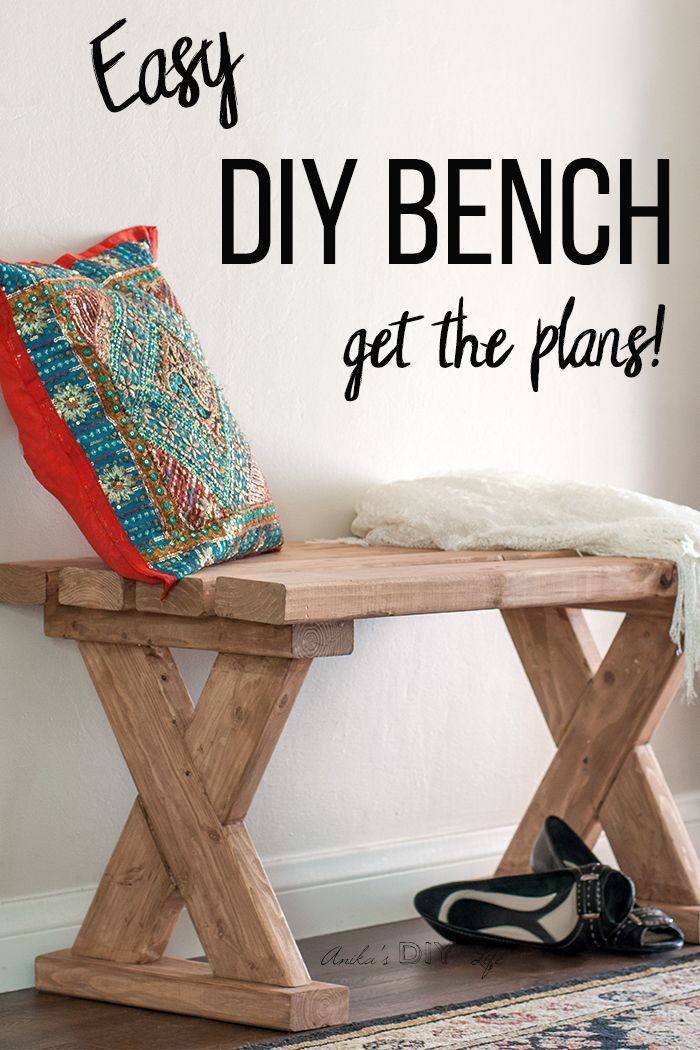DIY 2x4 Bench - How to Make an Indoor/Outdoor Bench - DIY 2x4 Bench - How to Make an Indoor/Outdoor Bench -   15 diy Easy projects ideas