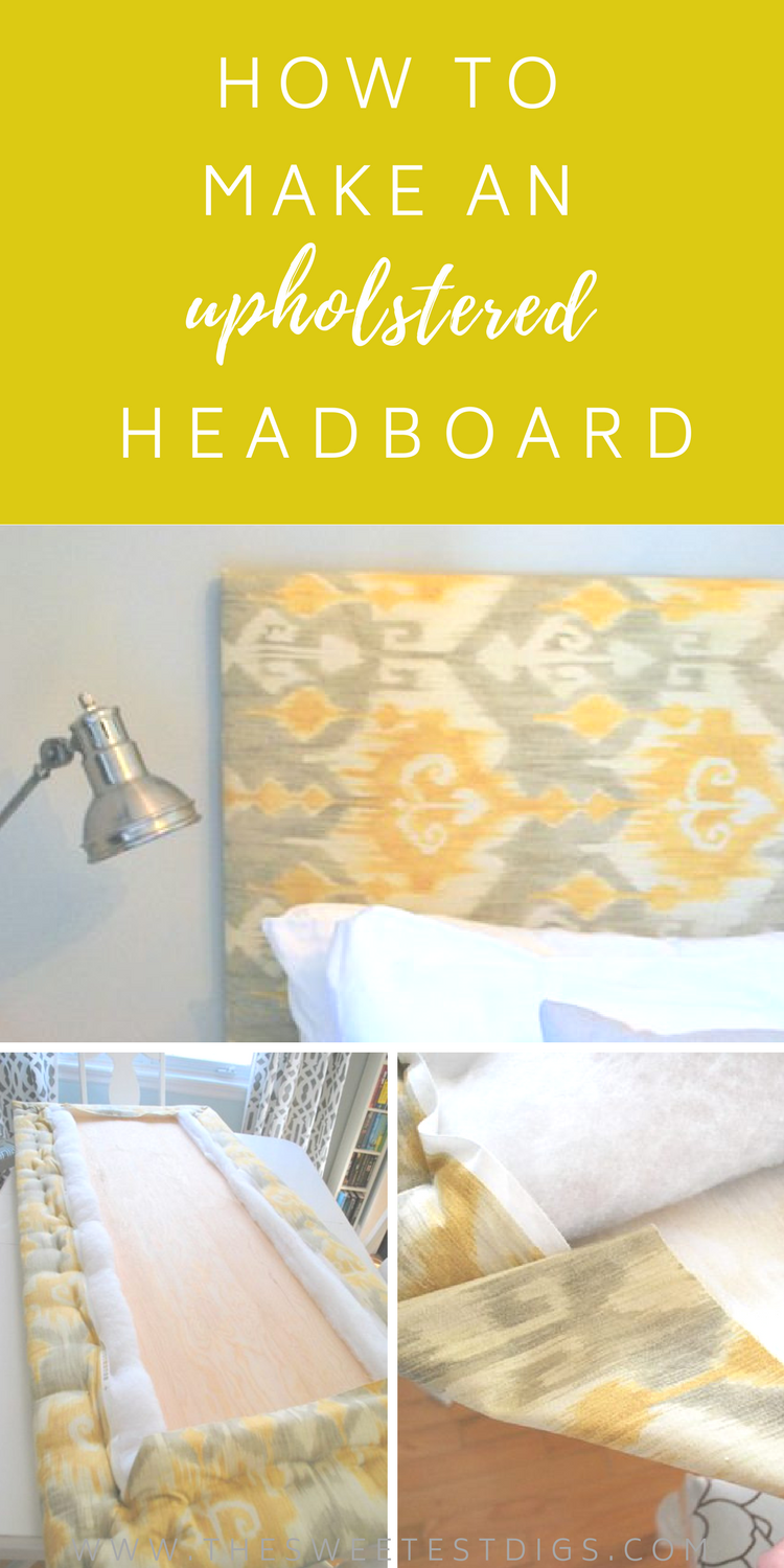 The Easy Way To Make An Upholstered DIY Headboard - The Easy Way To Make An Upholstered DIY Headboard -   15 diy Headboard art ideas