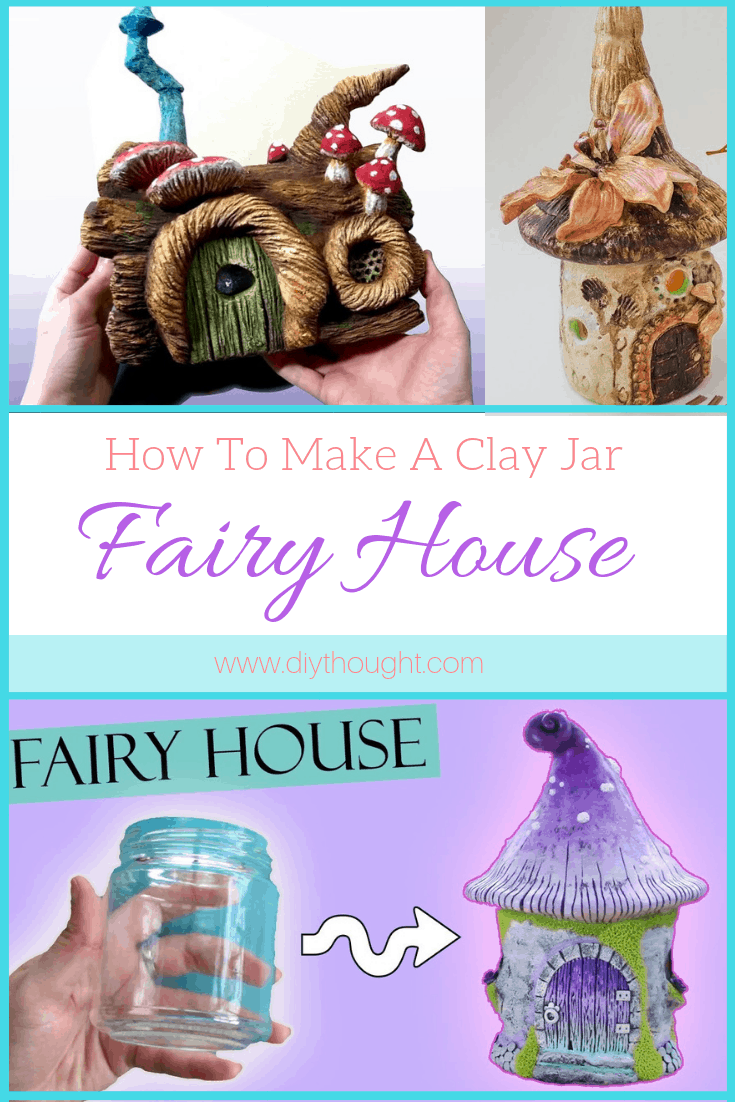 How To Make A Clay Jar Fairy House - diy Thought - How To Make A Clay Jar Fairy House - diy Thought -   15 diy House clay ideas