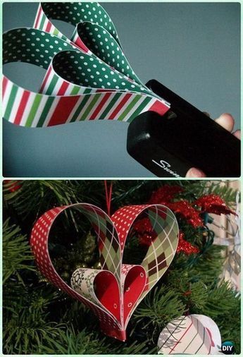 18 Awesome DIY Christmas Decoration Ideas - For Creative Juice - 18 Awesome DIY Christmas Decoration Ideas - For Creative Juice -   15 diy Paper hearts ideas