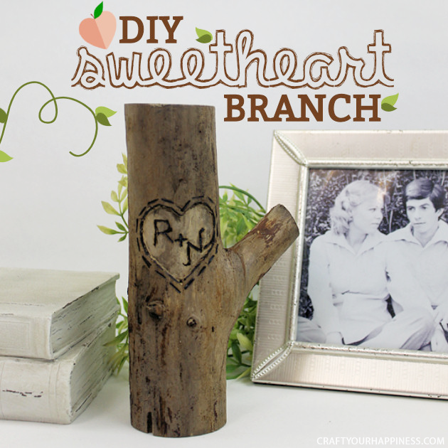 How to Make a Gift Idea for Couples Sweetheart Branch - How to Make a Gift Idea for Couples Sweetheart Branch -   15 diy Projects for couples ideas