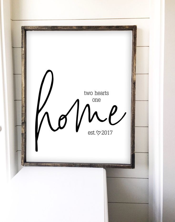 Home Established Sign | Two Hearts One Home - Home Established Sign | Two Hearts One Home -   15 diy Projects for couples ideas