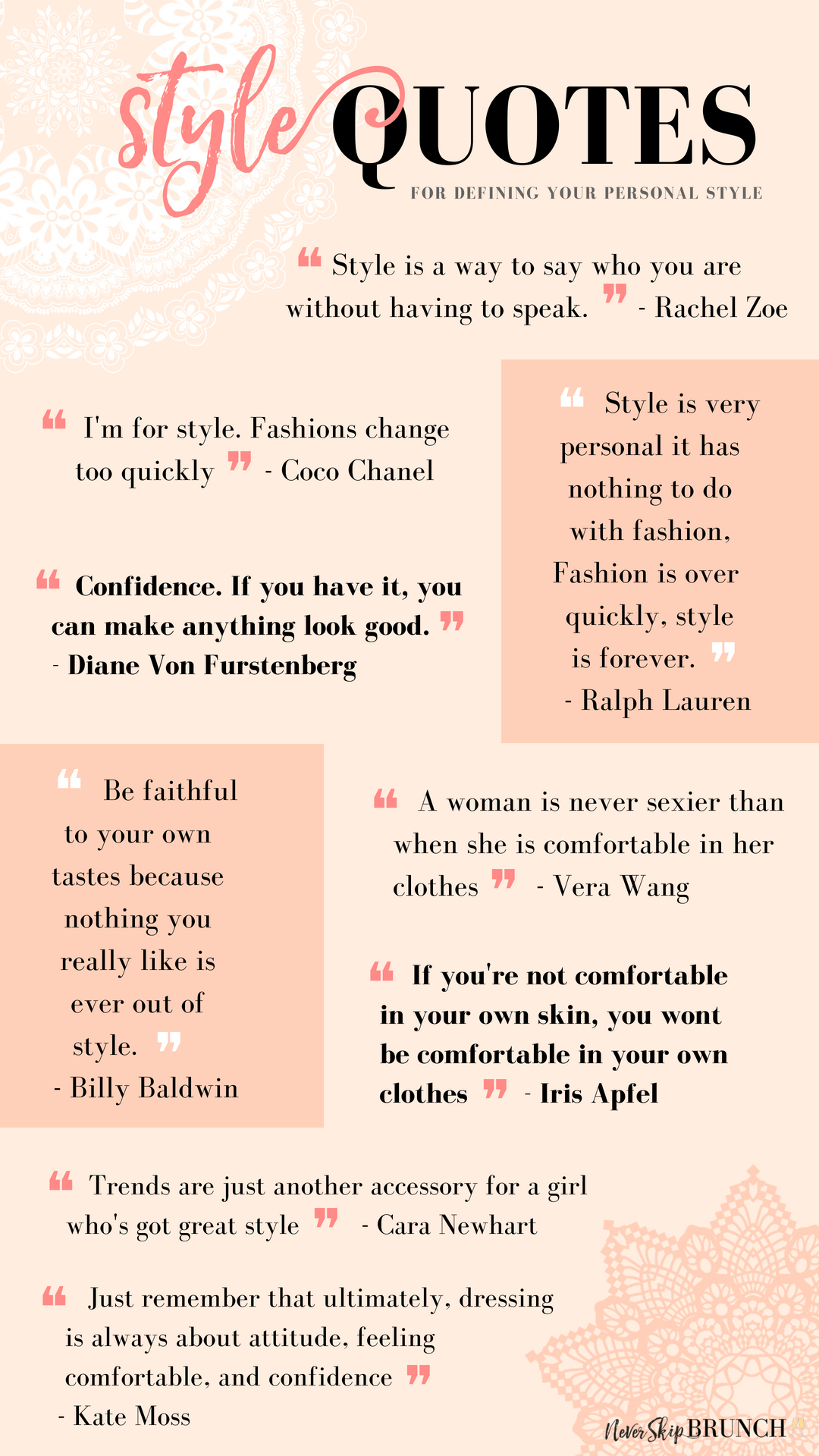 10 Q's to Find your Personal Style » NEVER SKIP BRUNCH - 10 Q's to Find your Personal Style » NEVER SKIP BRUNCH -   15 find your style Quotes ideas