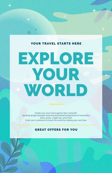 Travel Flyer Maker for Travel Agencies - Travel Flyer Maker for Travel Agencies -   16 beauty Design flyer ideas