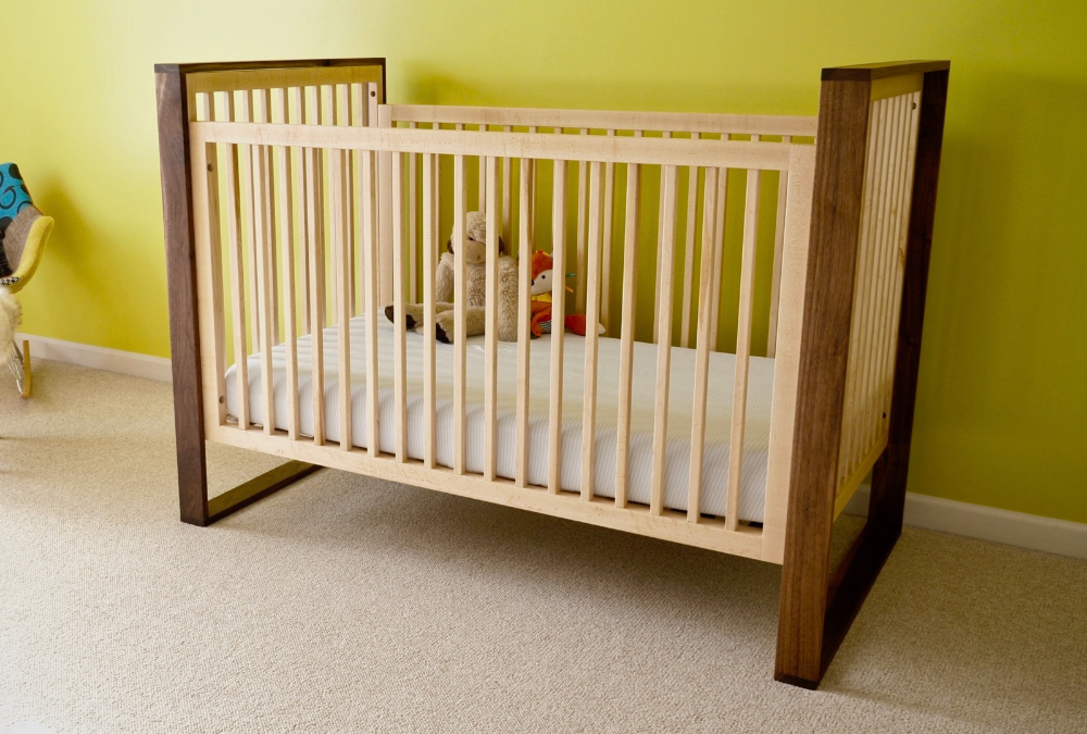 How To Build A Mid-Century Modern Walnut and Maple Baby Crib — Crafted Workshop - How To Build A Mid-Century Modern Walnut and Maple Baby Crib — Crafted Workshop -   16 diy Baby crib ideas