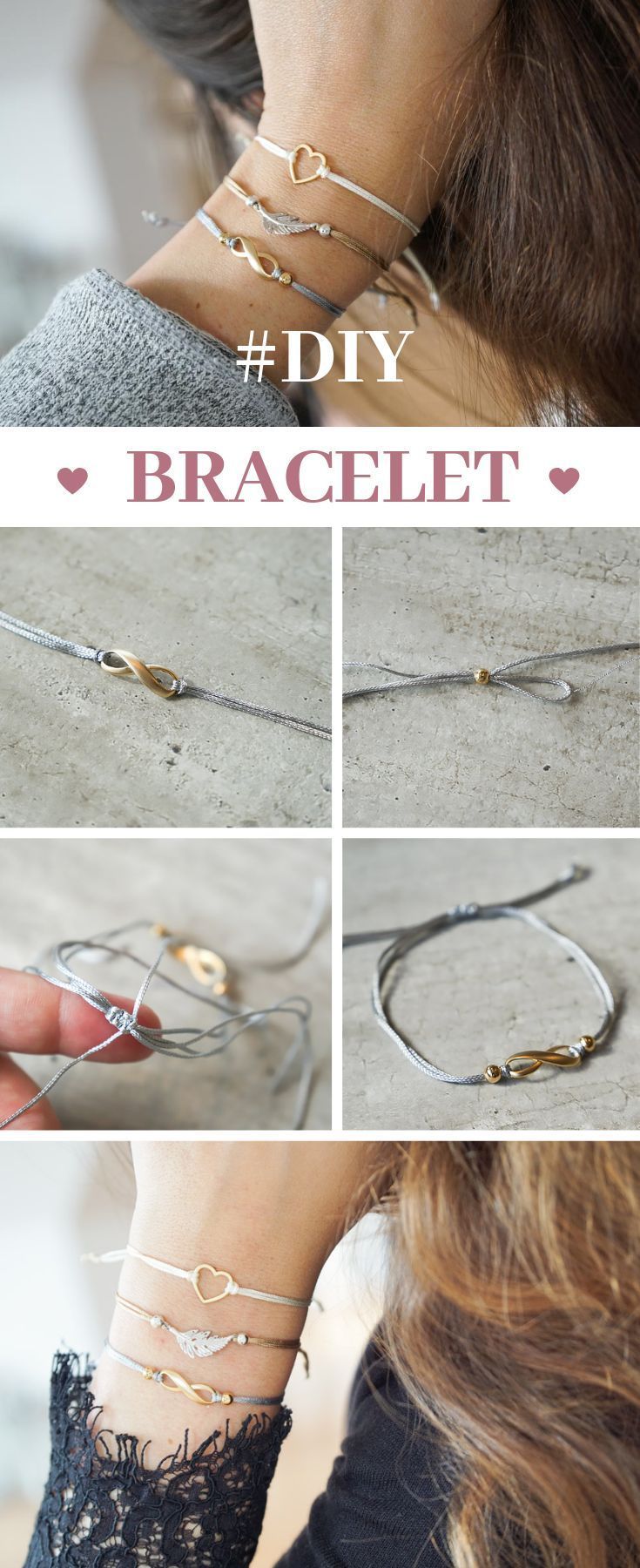 Simple DIY bracelets with slide closure | Schmuck Blog Magazin - Simple DIY bracelets with slide closure | Schmuck Blog Magazin -   16 diy Bracelets metal ideas