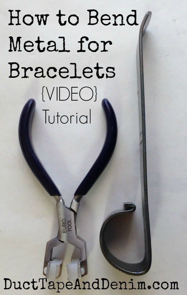 How to Bend Metal for Bracelets Tutorial {VIDEO} - How to Bend Metal for Bracelets Tutorial {VIDEO} -   16 diy Bracelets metal ideas