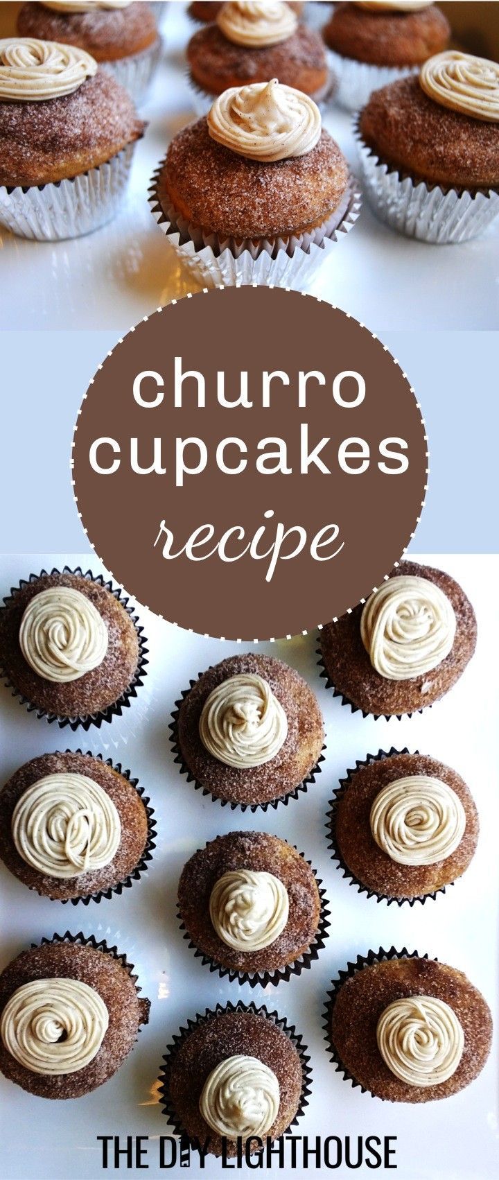 Churro Cupcakes for Cinco de Mayo - The DIY Lighthouse - Churro Cupcakes for Cinco de Mayo - The DIY Lighthouse -   16 diy Easy food ideas