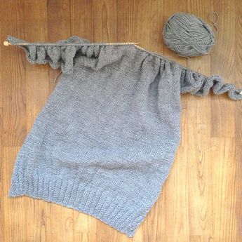 Un pull facile en une partie -DIY Tricot- - Un pull facile en une partie -DIY Tricot- -   16 diy Facile laine ideas