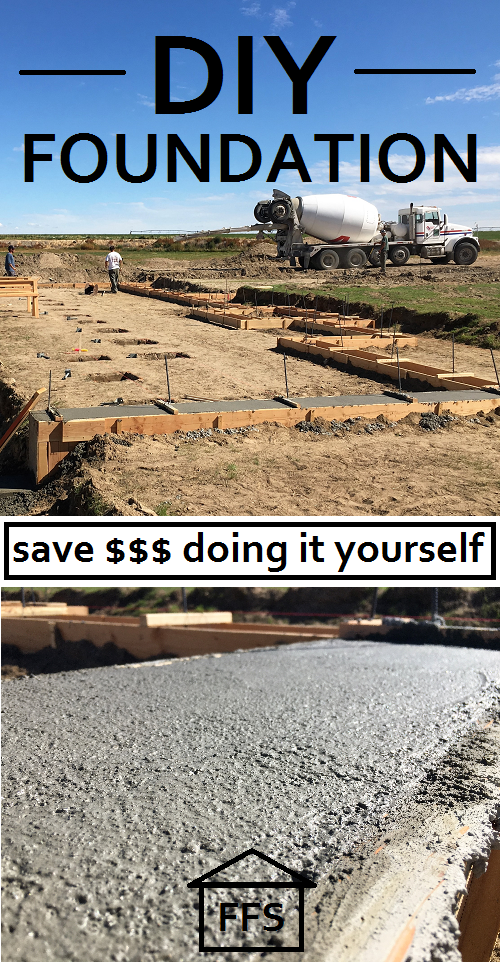 Step 15: Pouring cement footings-1 day - Step 15: Pouring cement footings-1 day -   16 diy House foundation ideas