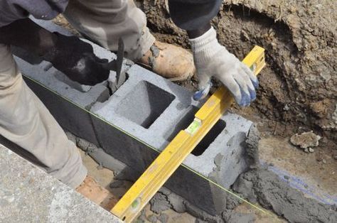 How to Build a Concrete Block Foundation - How to Build a Concrete Block Foundation -   16 diy House foundation ideas