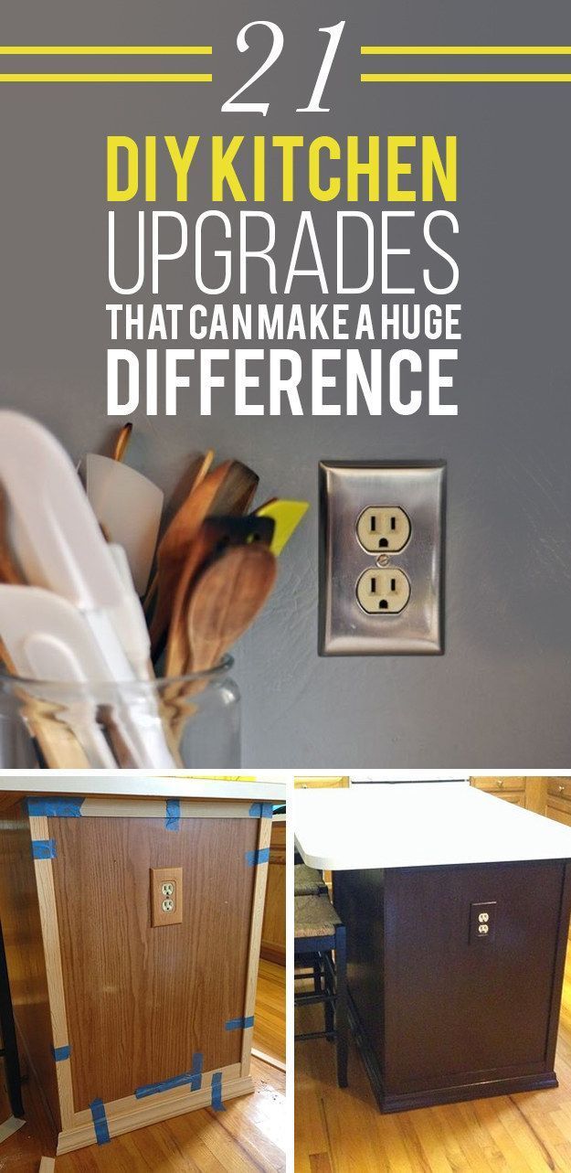 21 Kitchen Upgrades That You Can Actually Do Yourself - 21 Kitchen Upgrades That You Can Actually Do Yourself -   16 diy Kitchen upgrades ideas