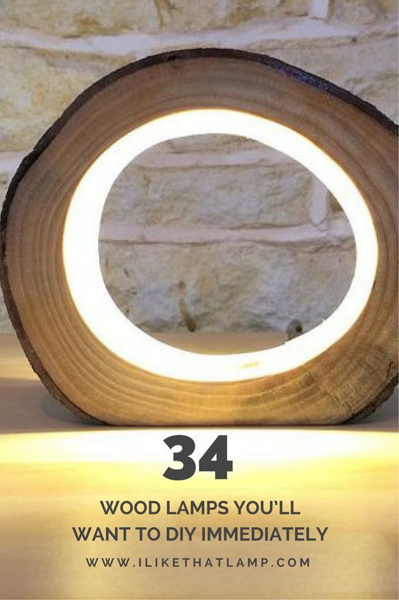 34 Wood Lamps You'll Want to DIY Immediately - 34 Wood Lamps You'll Want to DIY Immediately -   16 diy Lamp wood ideas