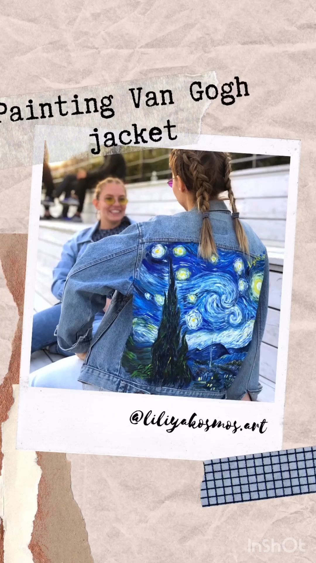 Hand painted Van Gogh Starry Night jacket by @liliyakosmos.art. Customized embellished denim - Hand painted Van Gogh Starry Night jacket by @liliyakosmos.art. Customized embellished denim -   16 diy Roupas Customizao jaqueta ideas