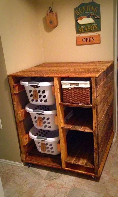 Laundry Basket Dresser with Shelves (Ashley) - Laundry Basket Dresser with Shelves (Ashley) -   16 diy Shelves for clothes ideas