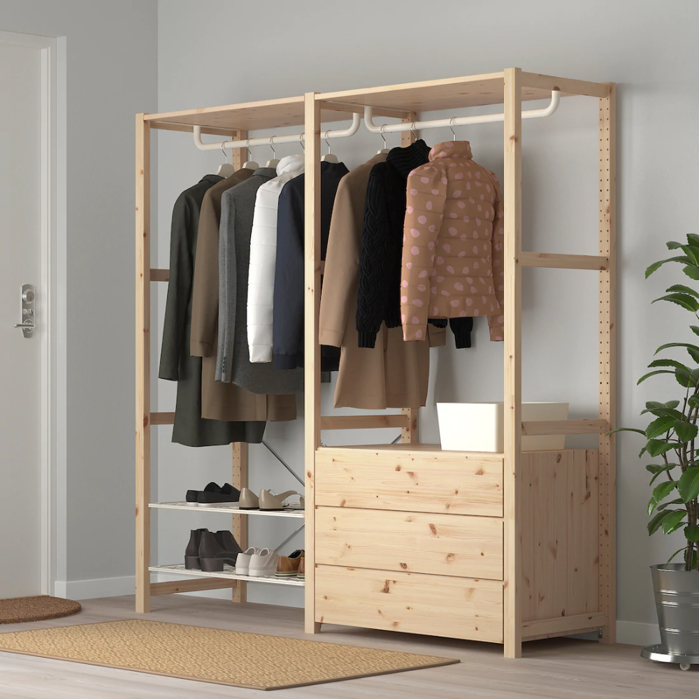 16 diy Shelves for clothes ideas
