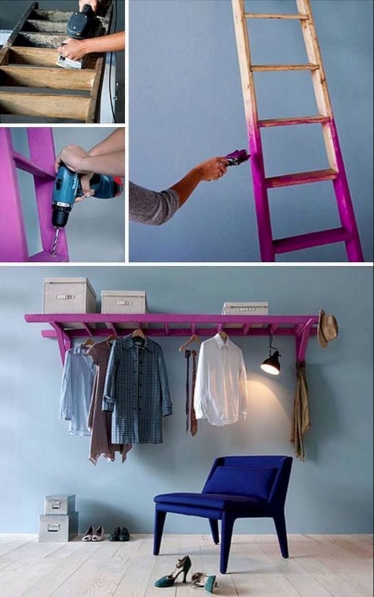 16 diy Shelves for clothes ideas