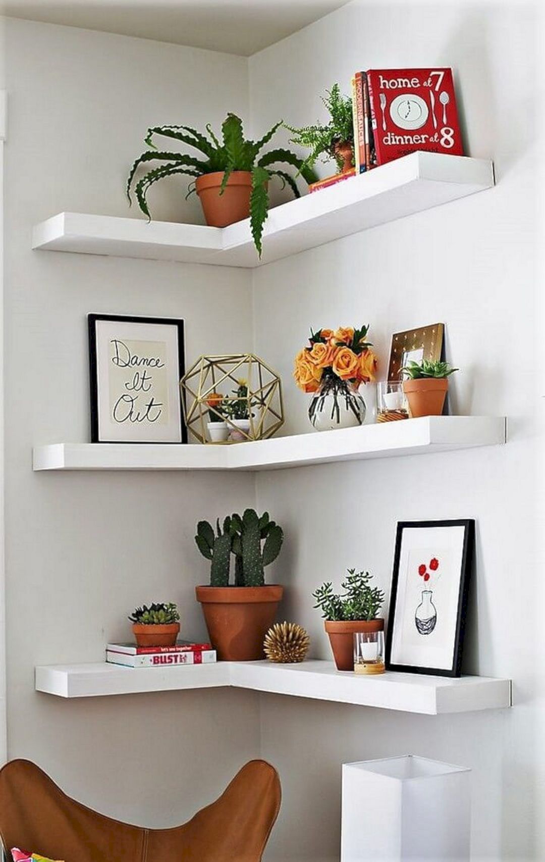 Top 12 DIY Corner Shelves Design For Best Home Decoration Ideas - Top 12 DIY Corner Shelves Design For Best Home Decoration Ideas -   16 diy Shelves white ideas