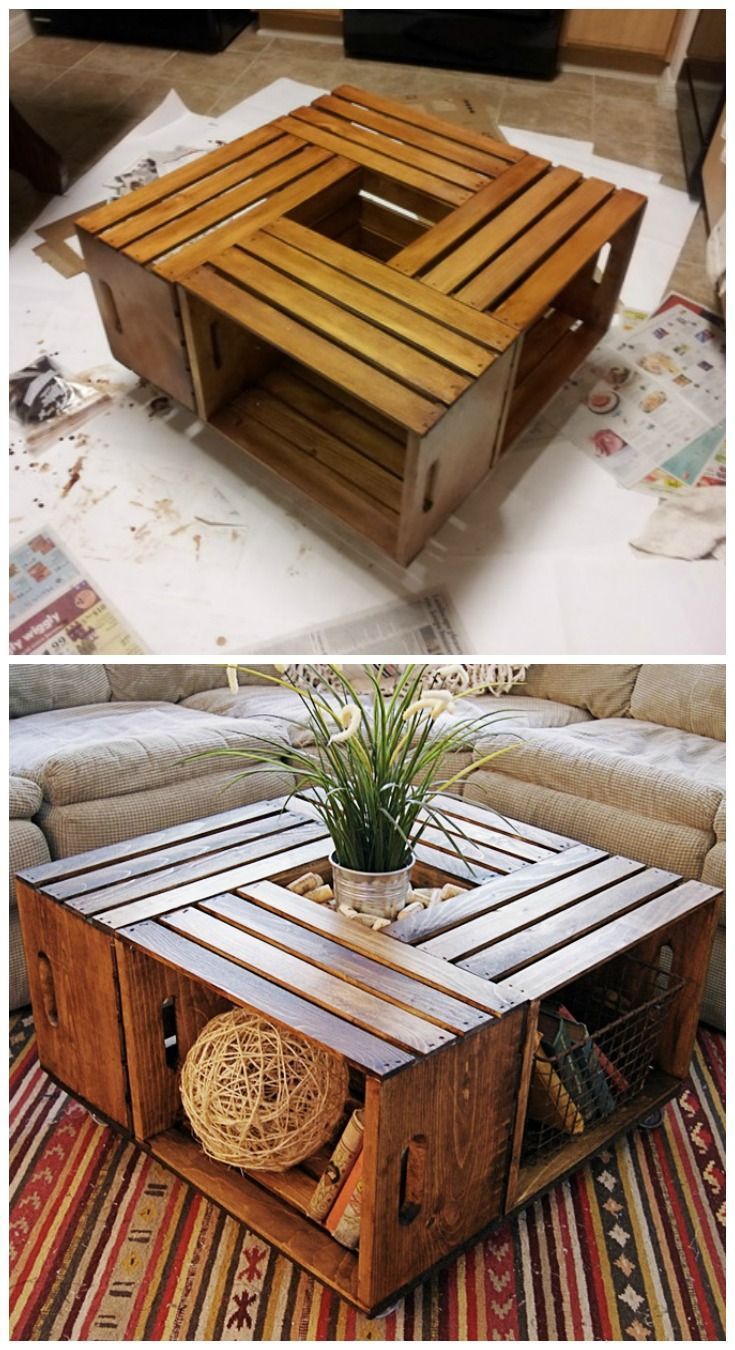 22 DIY Coffee Tables to Show Off Your Craftsmanship - Page 17 of 23 - 22 DIY Coffee Tables to Show Off Your Craftsmanship - Page 17 of 23 -   16 diy Table wood ideas