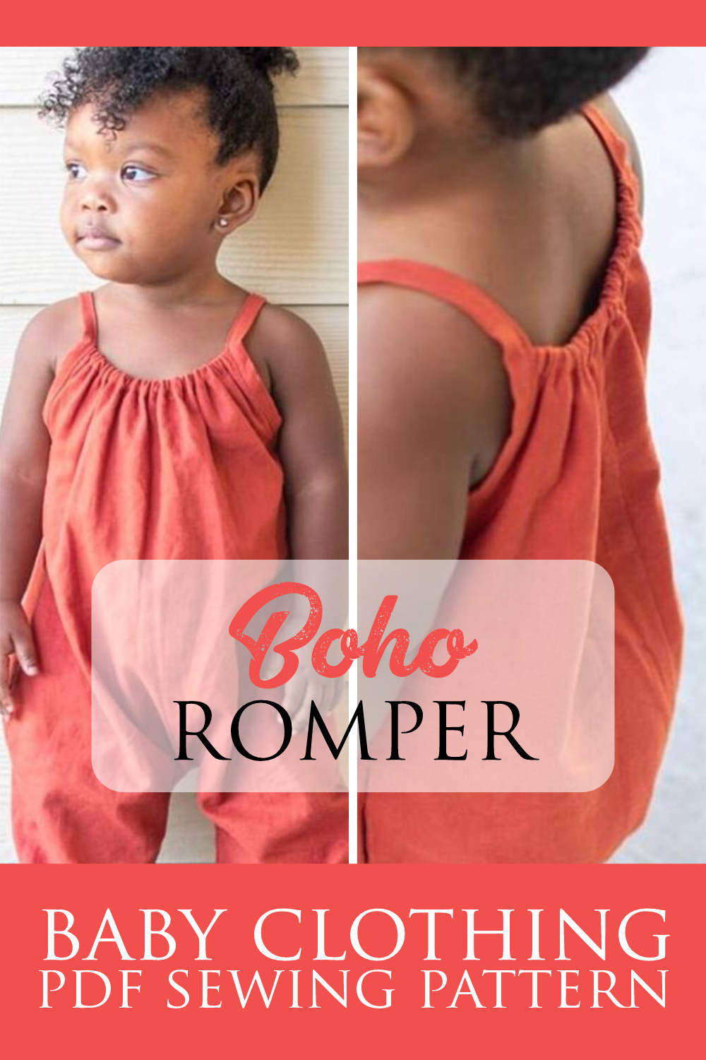 PDF Pattern - Boho Romper - Babies/Toddlers - Premie to 5-6T - Instant Download - Easy Photo Tutorial - PDF Pattern - Boho Romper - Babies/Toddlers - Premie to 5-6T - Instant Download - Easy Photo Tutorial -   16 fitness Clothes for kids ideas