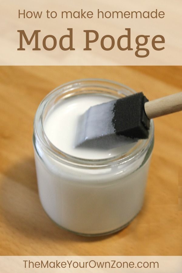How To Make Homemade Mod Podge - How To Make Homemade Mod Podge -   16 quick diy Crafts ideas