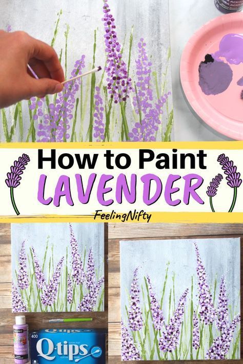 Want to learn how to paint lavender- the easy way? | How to Paint Series - Want to learn how to paint lavender- the easy way? | How to Paint Series -   17 beauty Background painting ideas