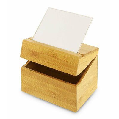 Union Rustic Wood Recipe Box | Wayfair - Union Rustic Wood Recipe Box | Wayfair -   17 beauty Box wood ideas