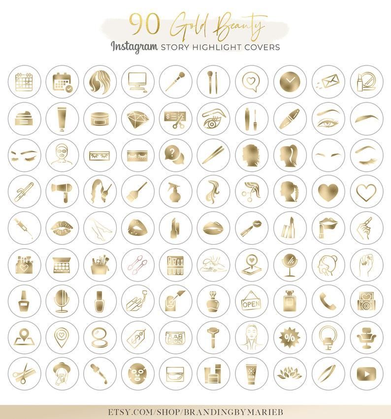 Beauty Gold Instagram Highlight Covers, Highlight Icons, Instagram story, highlight icon covers, ig story highlight covers, ig icons - Beauty Gold Instagram Highlight Covers, Highlight Icons, Instagram story, highlight icon covers, ig story highlight covers, ig icons -   17 beauty Icon highlight ideas